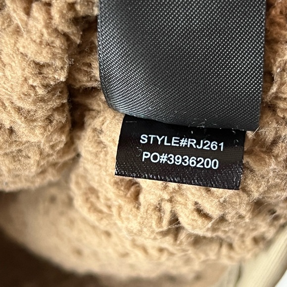 Roark Axeman Sherpa Fleece Lined Zip Jacket Tan (XL/Khaki) - RJ261 - Picture 8 of 8